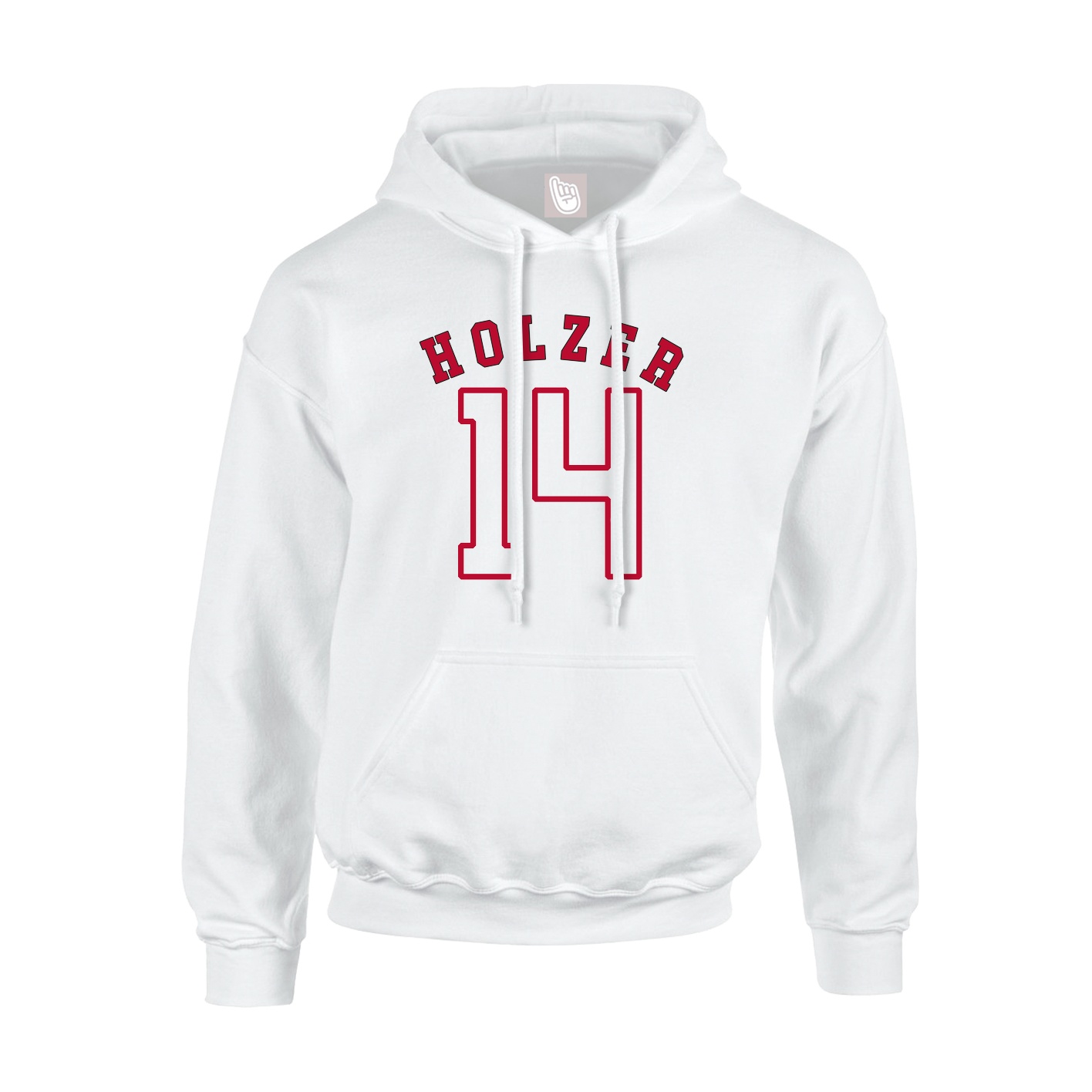 Hoodie — Shirsey Arch in White