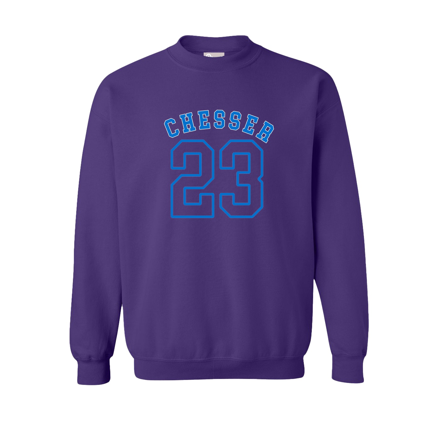 Fleece Crew — Shirsey Arch in Purple