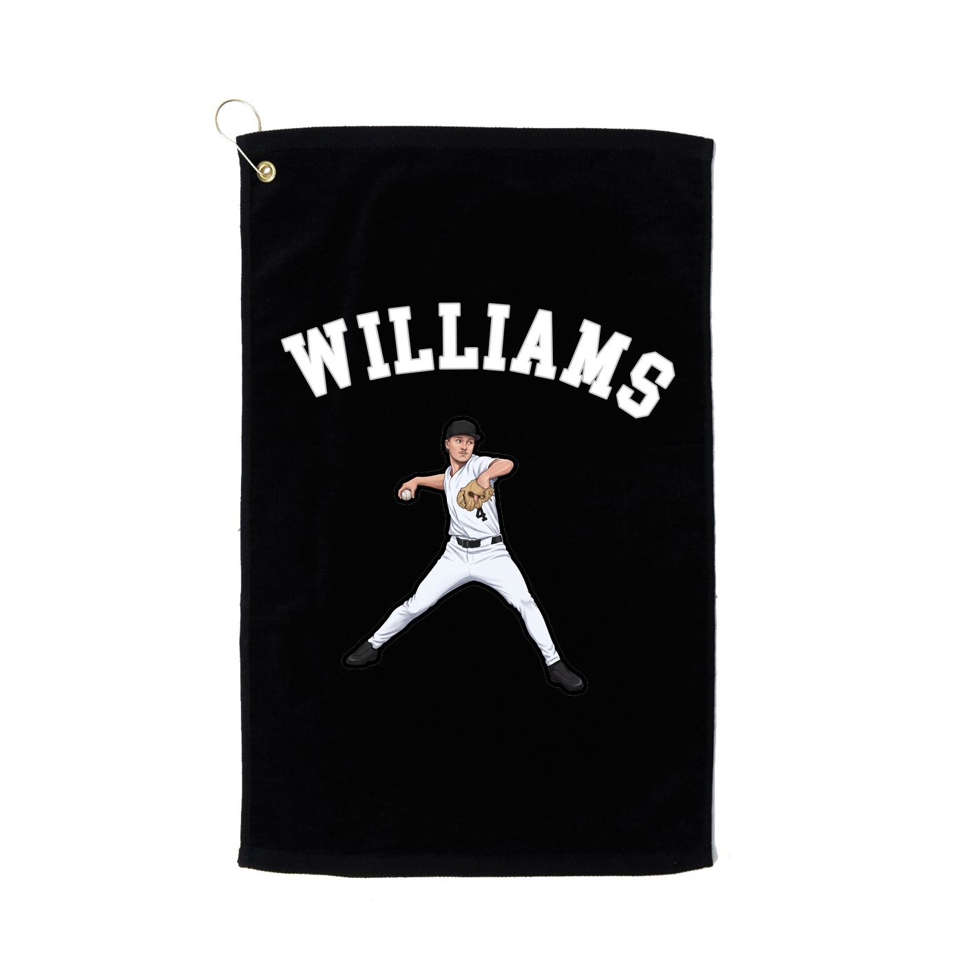 Golf Towel — Shirsey Arch in Black