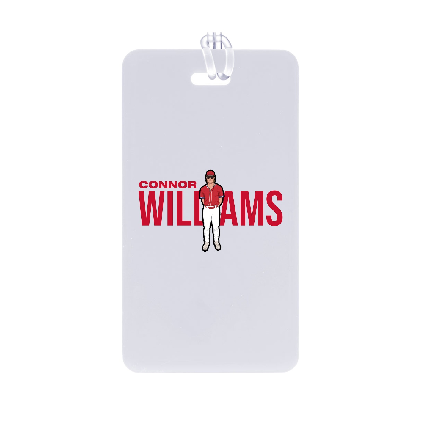 Bag Tag — Player Name in Classic