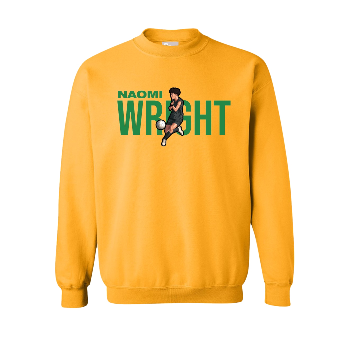 Fleece Crew — Player Name in Gold
