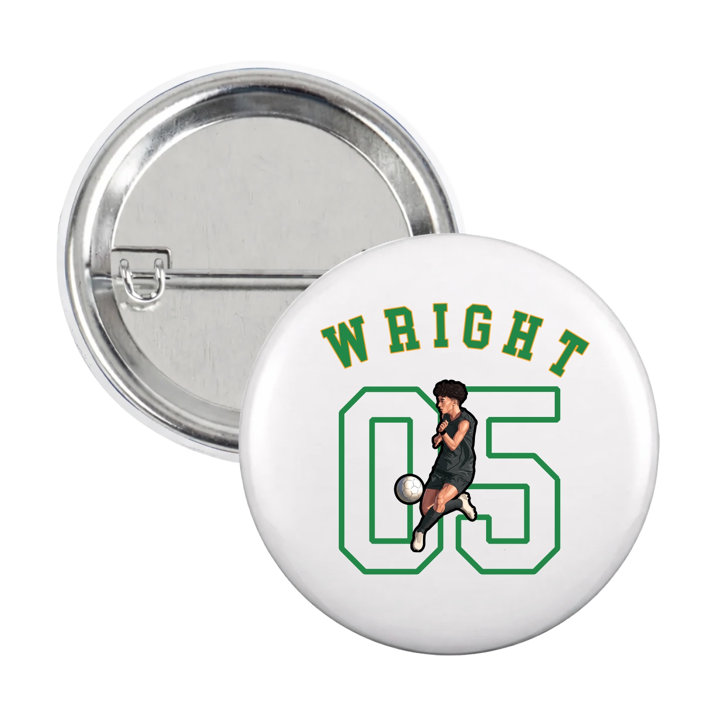 Game Day Button — Shirsey Arch in White