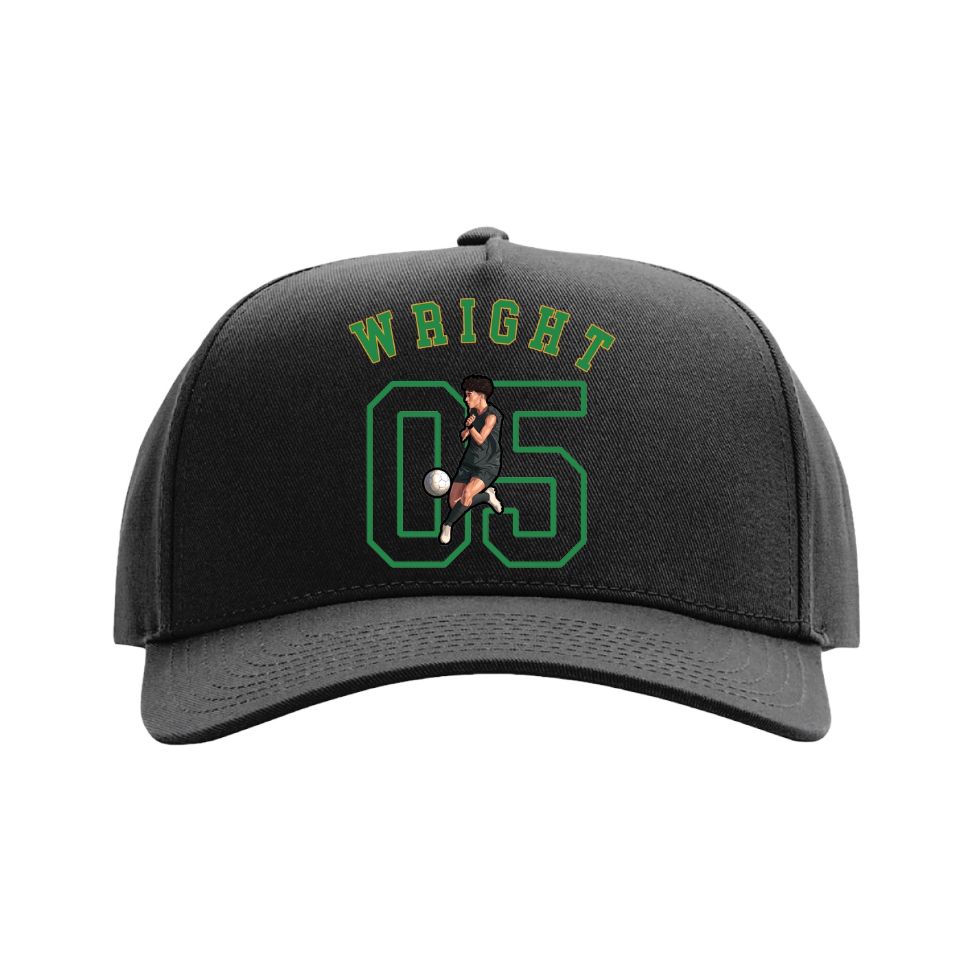 Full Fabric Five-Panel Champ Cap