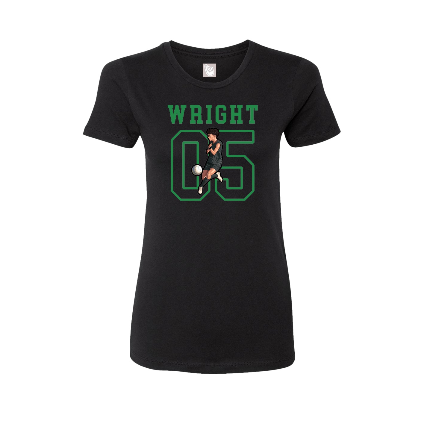 Fitted Women's Tee — Shirsey in Black