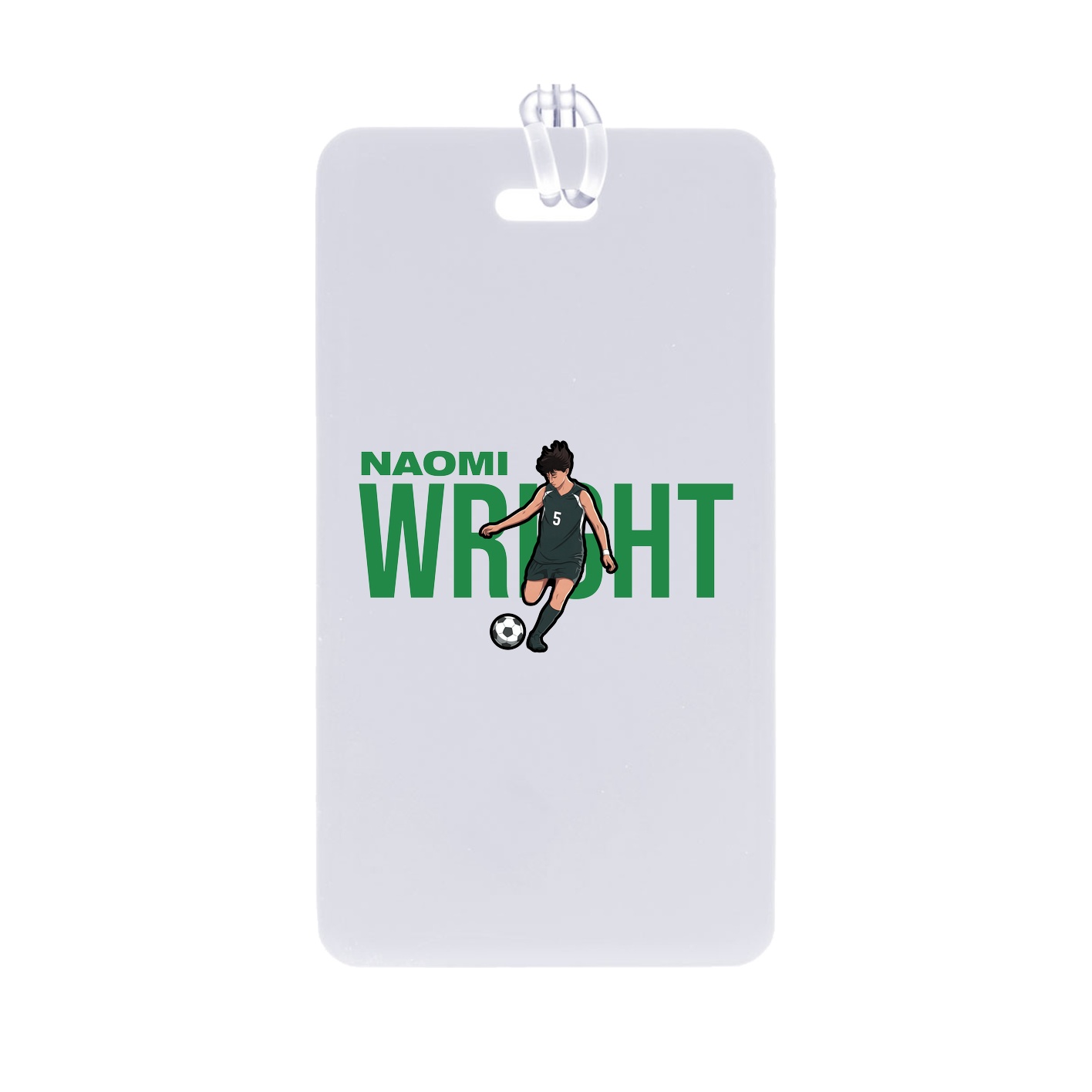 Bag Tag — Player Name in Classic