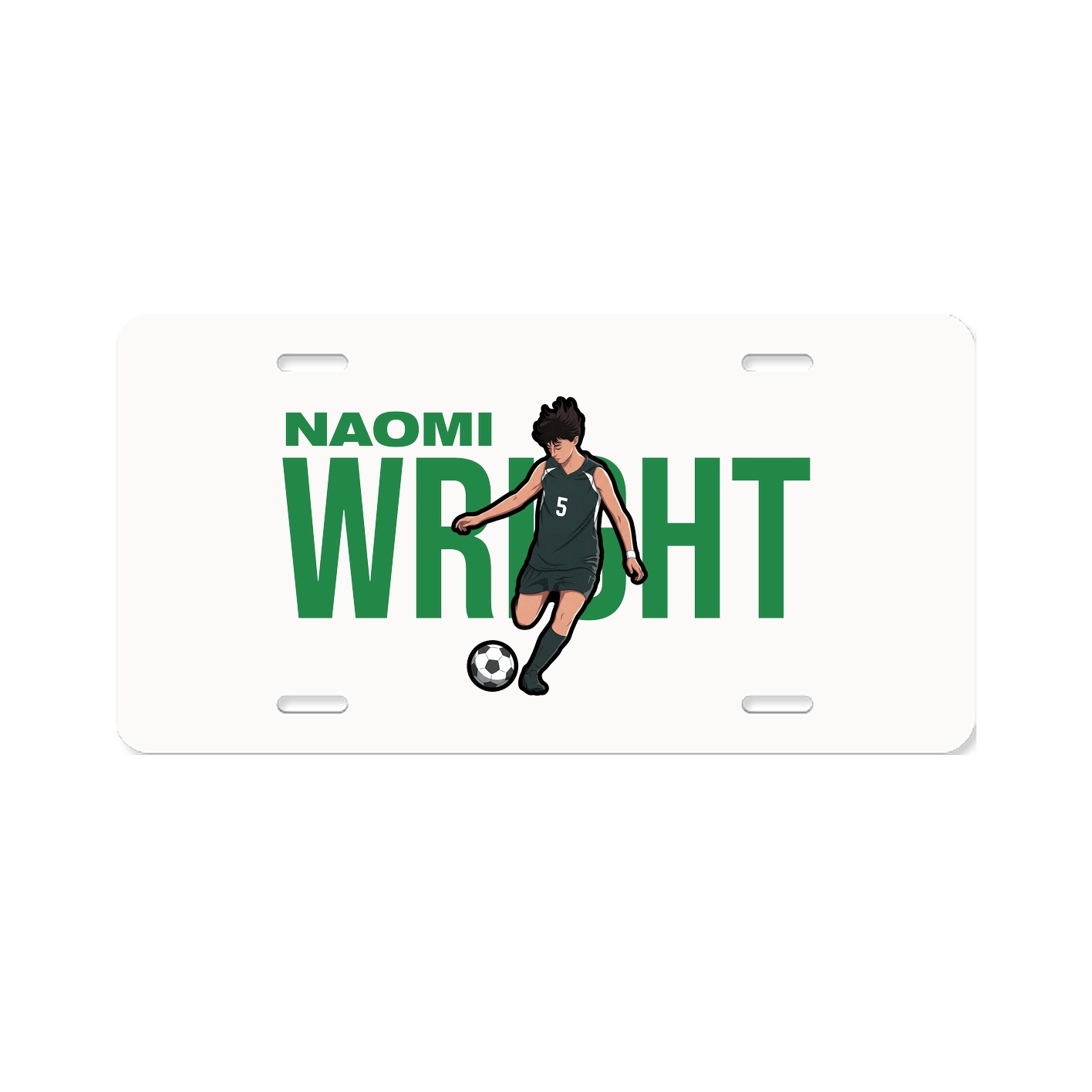 License Plate — Player Name in Classic