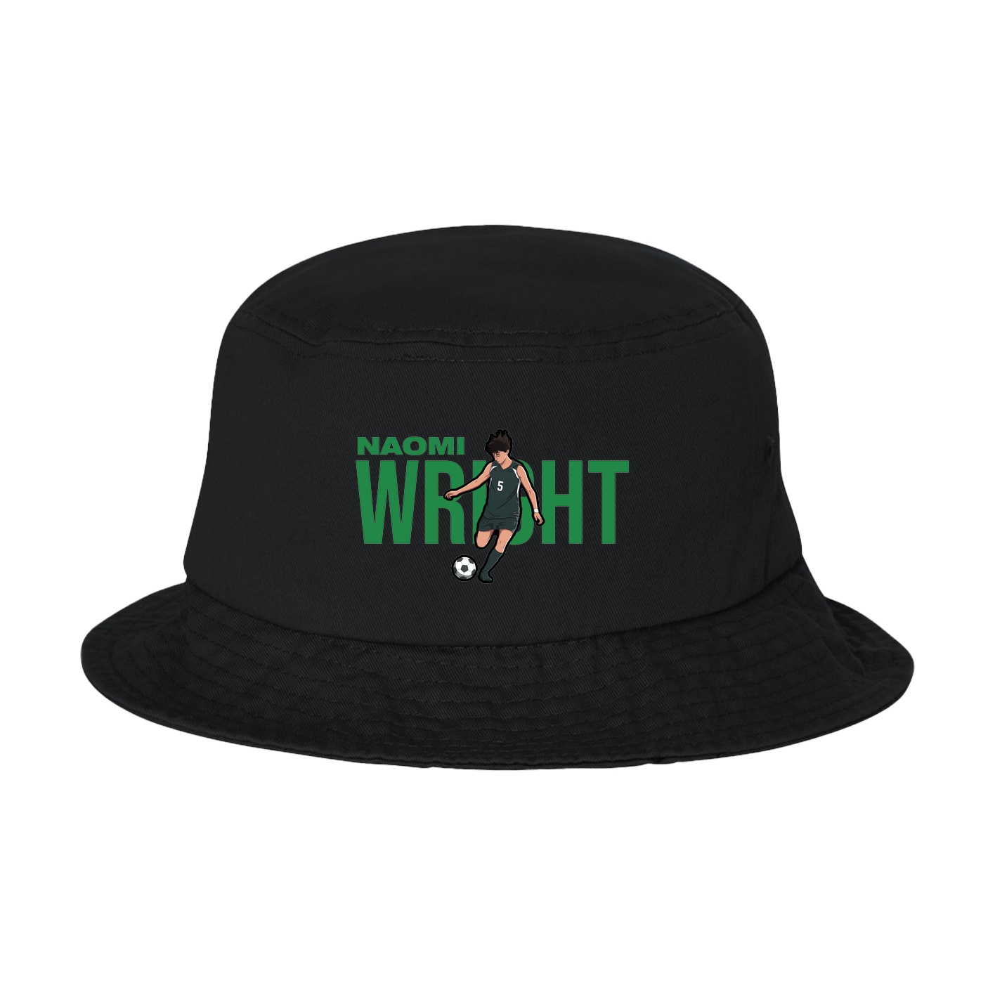Bucket Cap — Player Name in Black