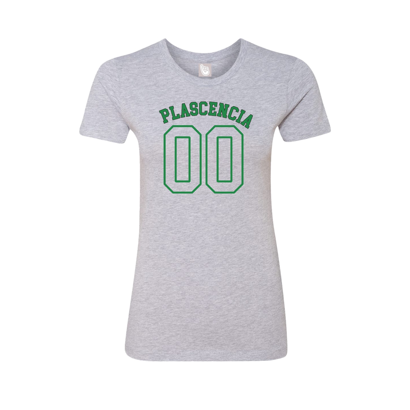 Fitted Women's Tee — Shirsey Arch in Grey