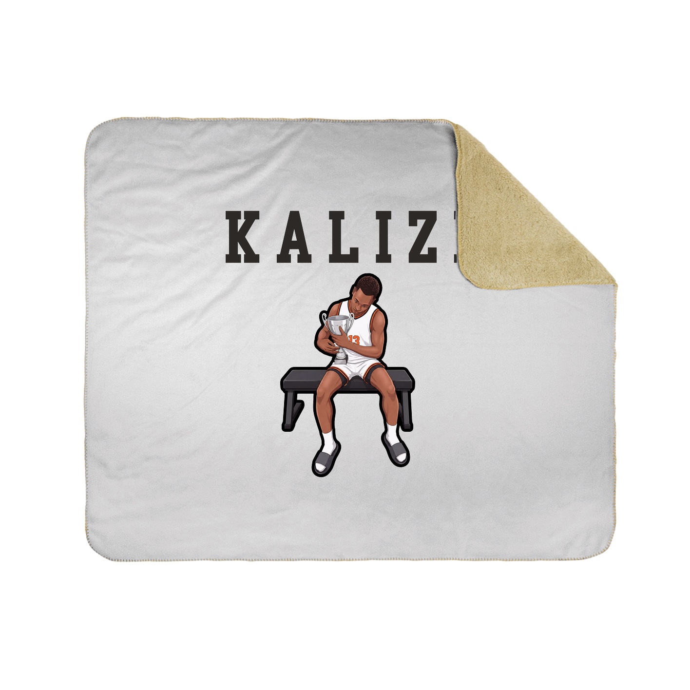 Throw Blanket — Shirsey in White
