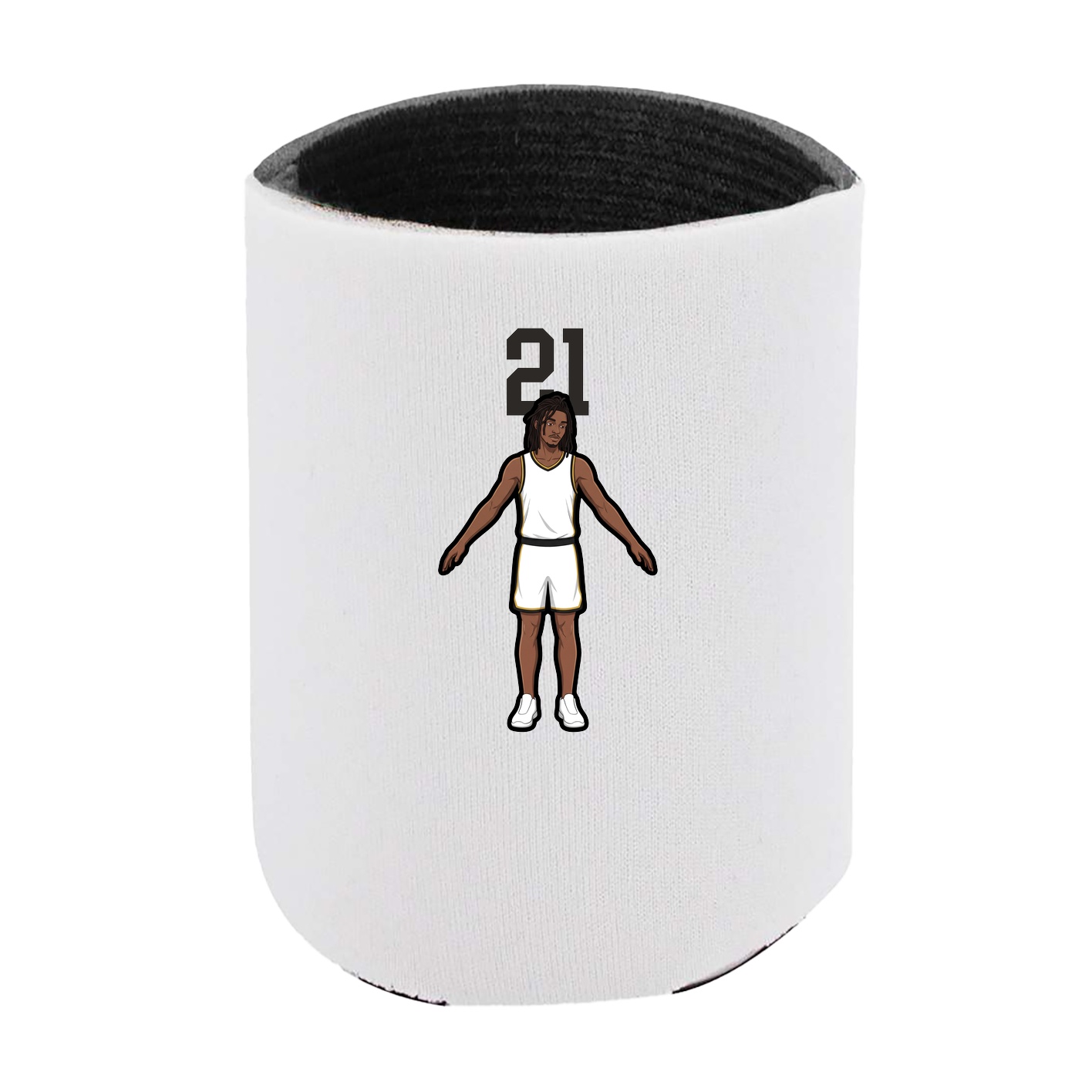 Can Holder — Number Top in White