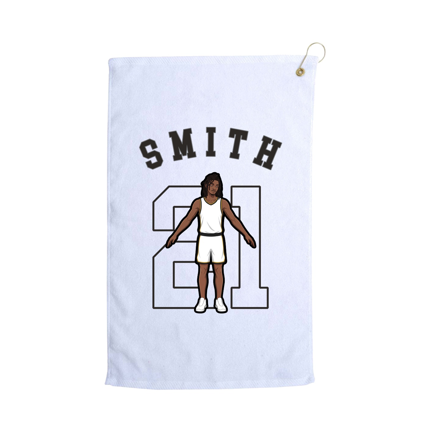 Golf Towel — Shirsey Arch in White