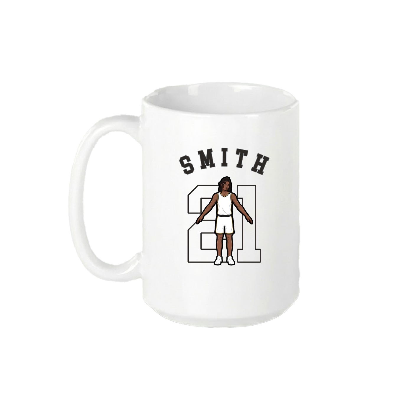 15oz Coffee Mug — Shirsey Arch in White
