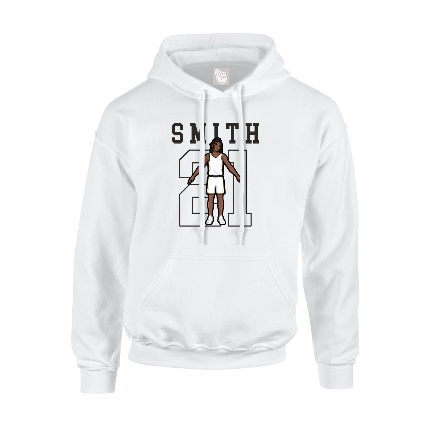 Hoodie — Shirsey in White