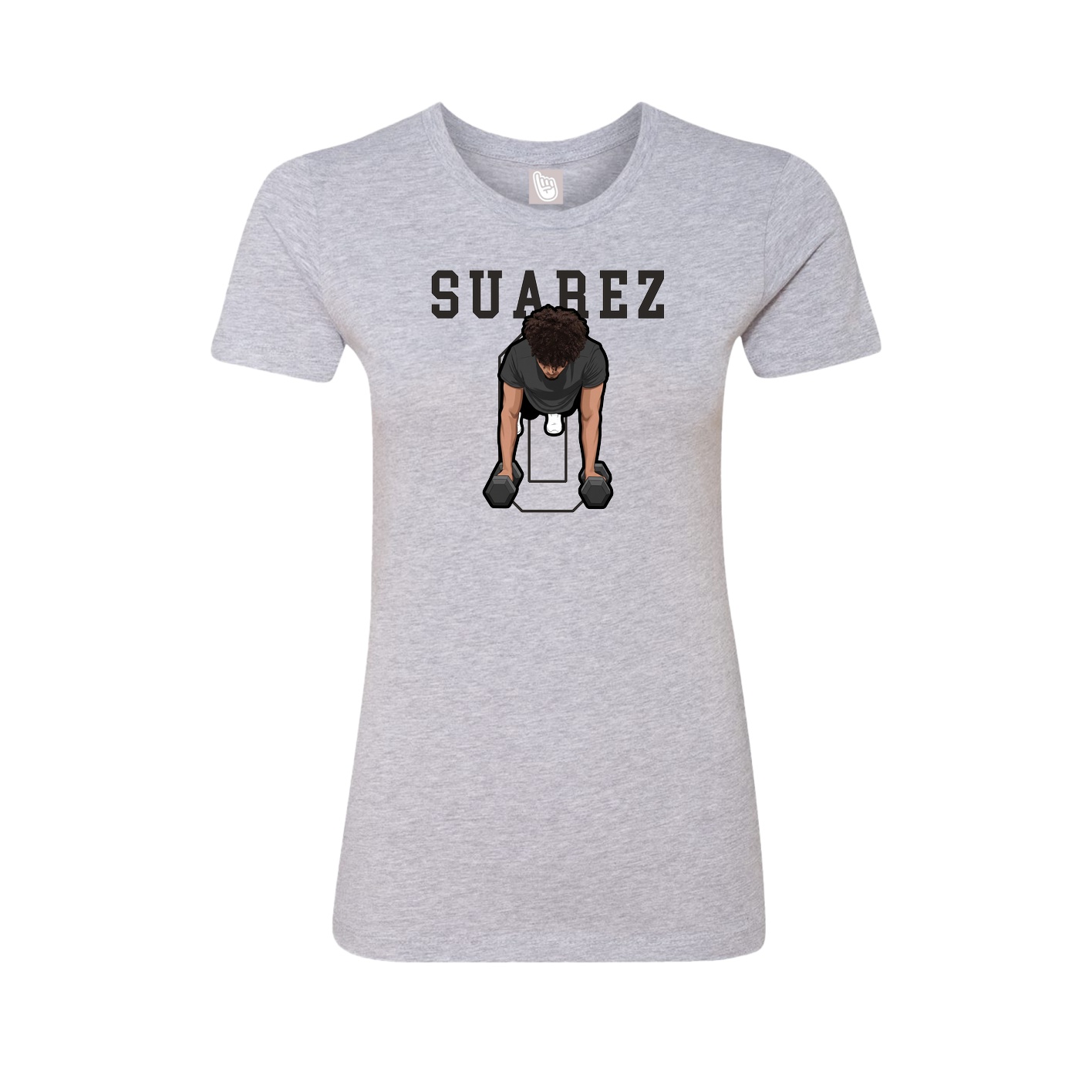 Fitted Women's Tee — Shirsey in Grey