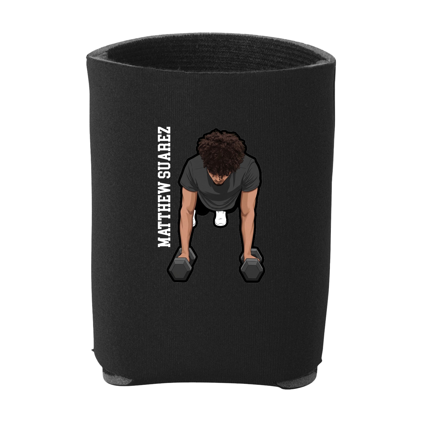 Can Holder — Name Vertical in Black