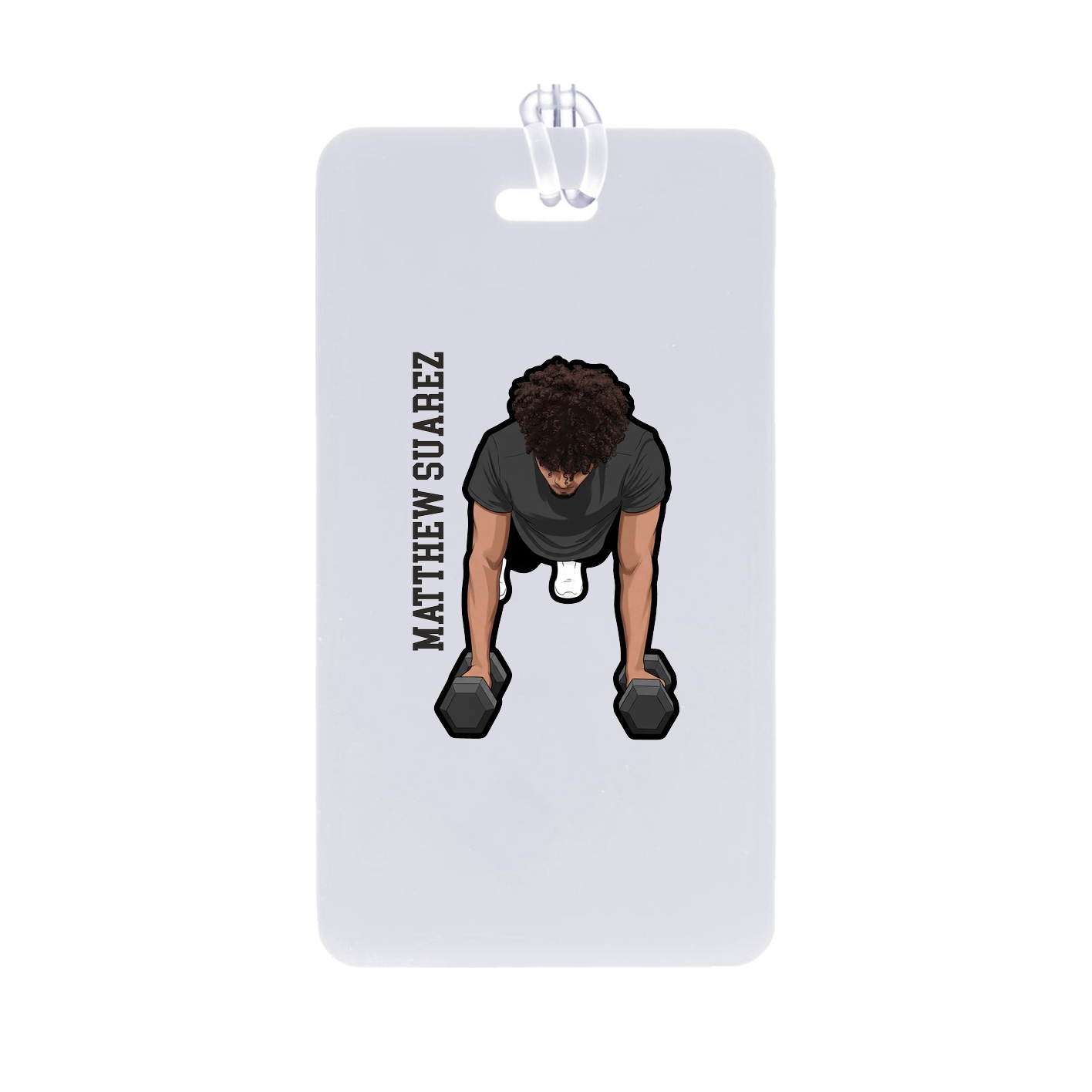 Bag Tag — Name Vertical in Classic