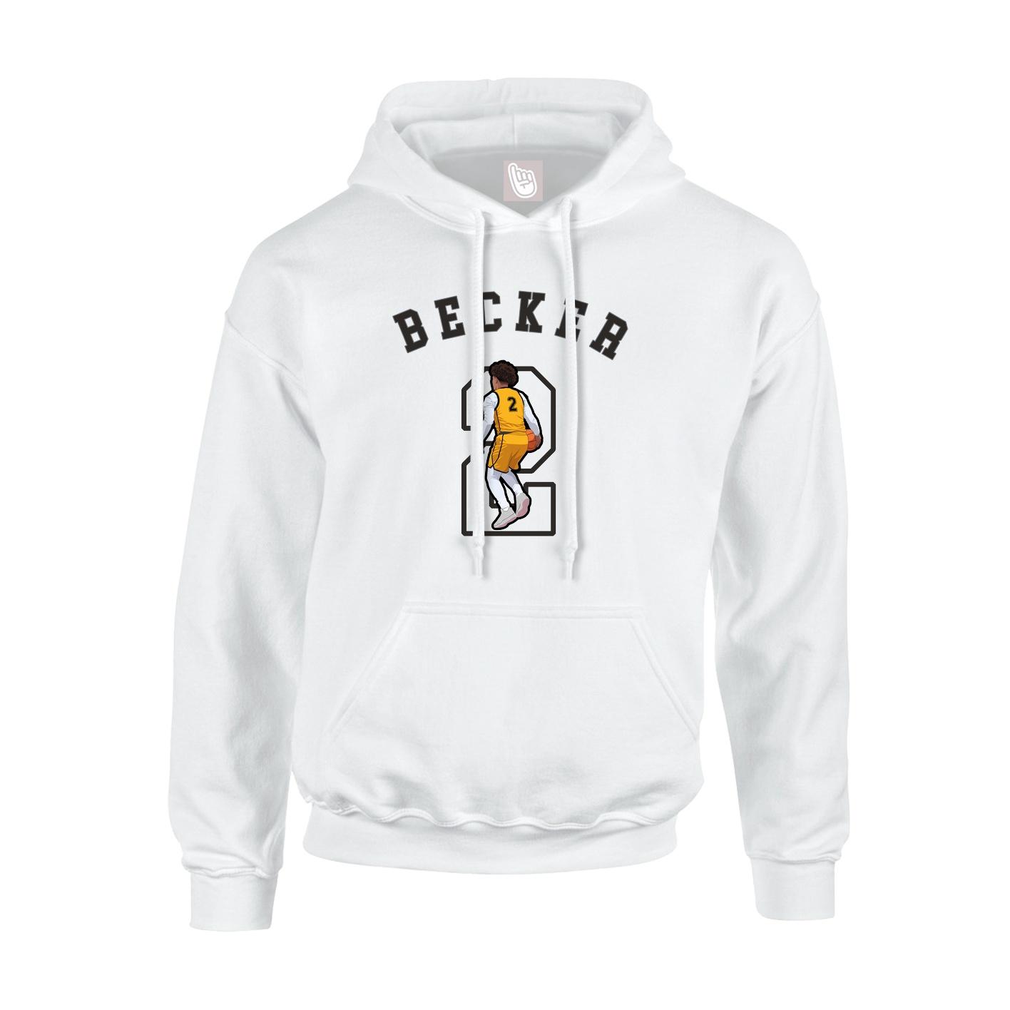 Youth Hoodie — Shirsey Arch in White