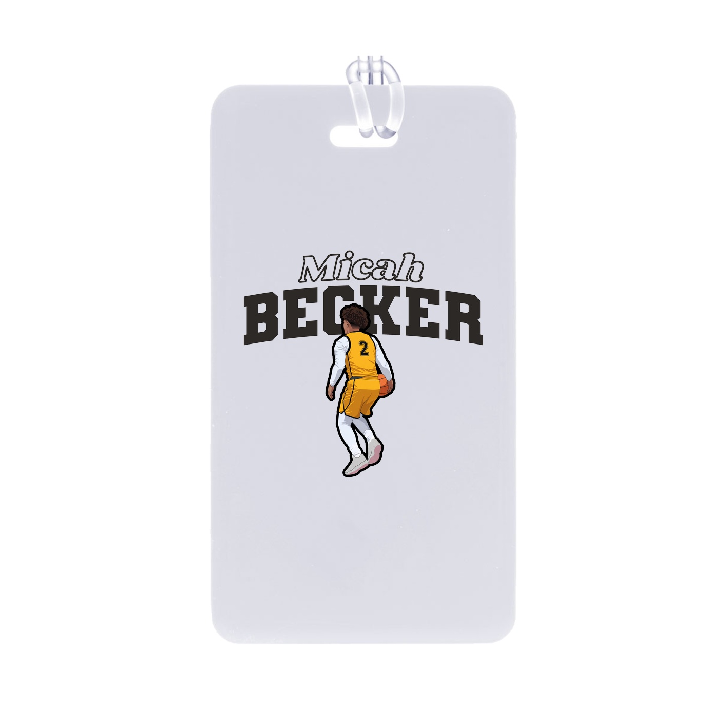 Bag Tag — Name Arch in Classic