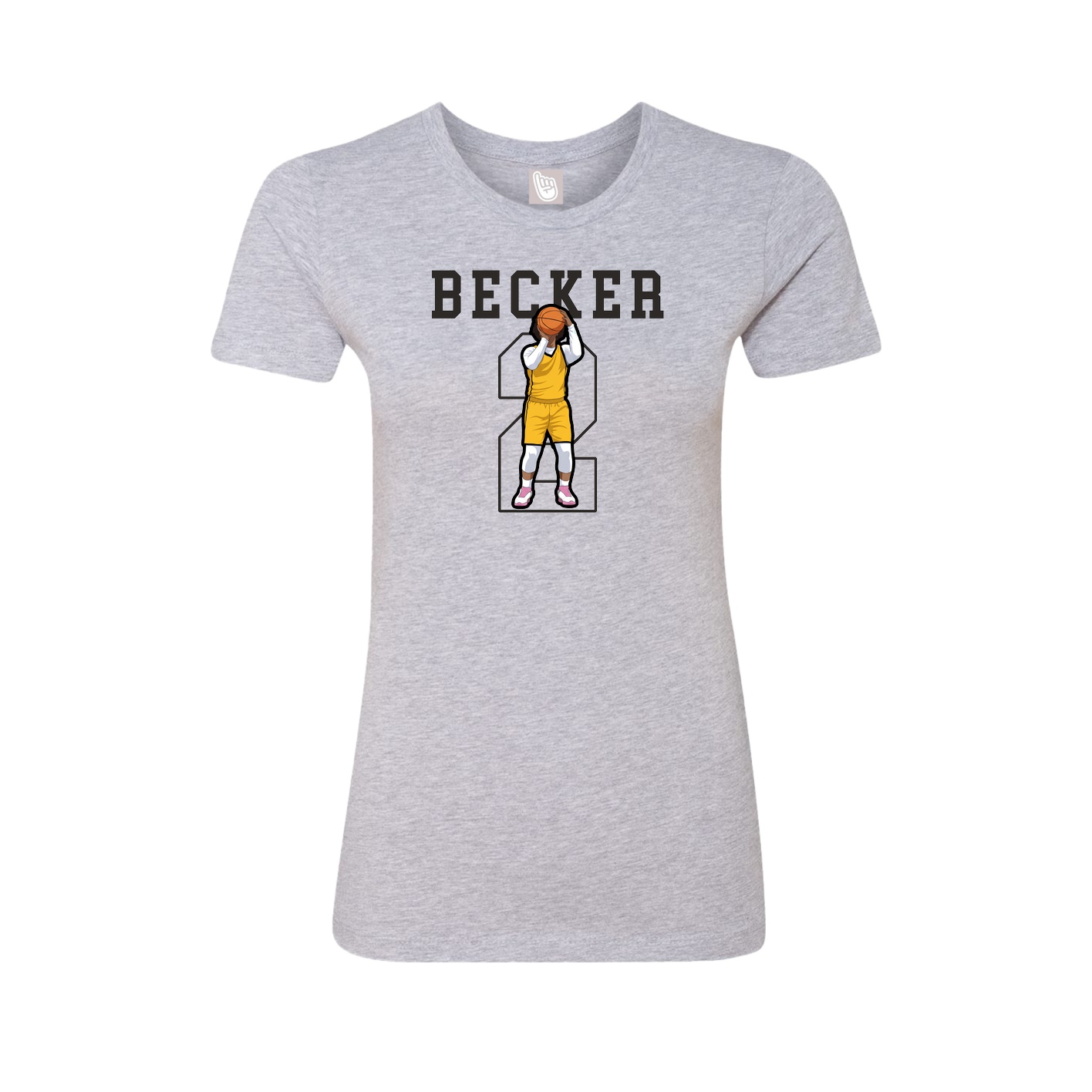 Fitted Women's Tee — Shirsey in Grey