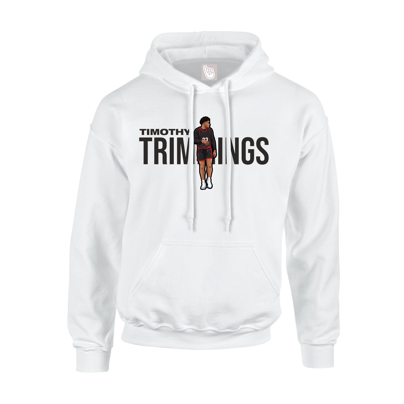 Hoodie — Player Name in White