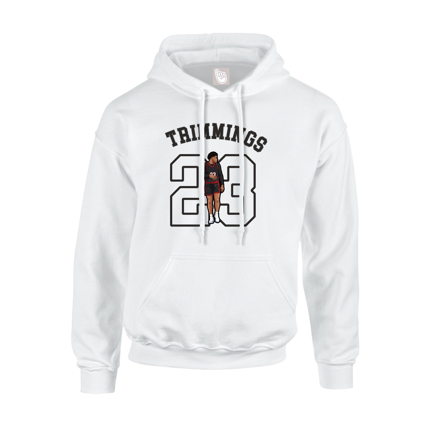 Youth Hoodie — Shirsey Arch in White
