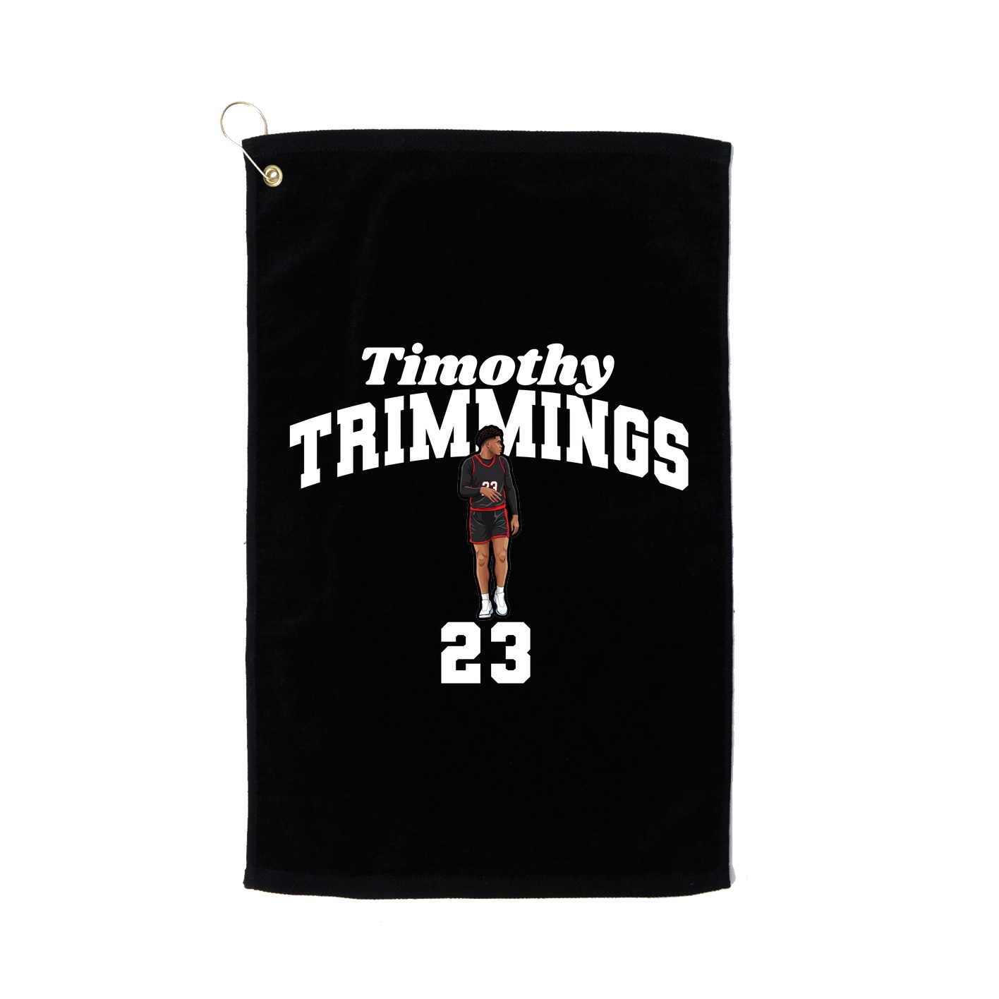 Golf Towel — Signature Arch in Black