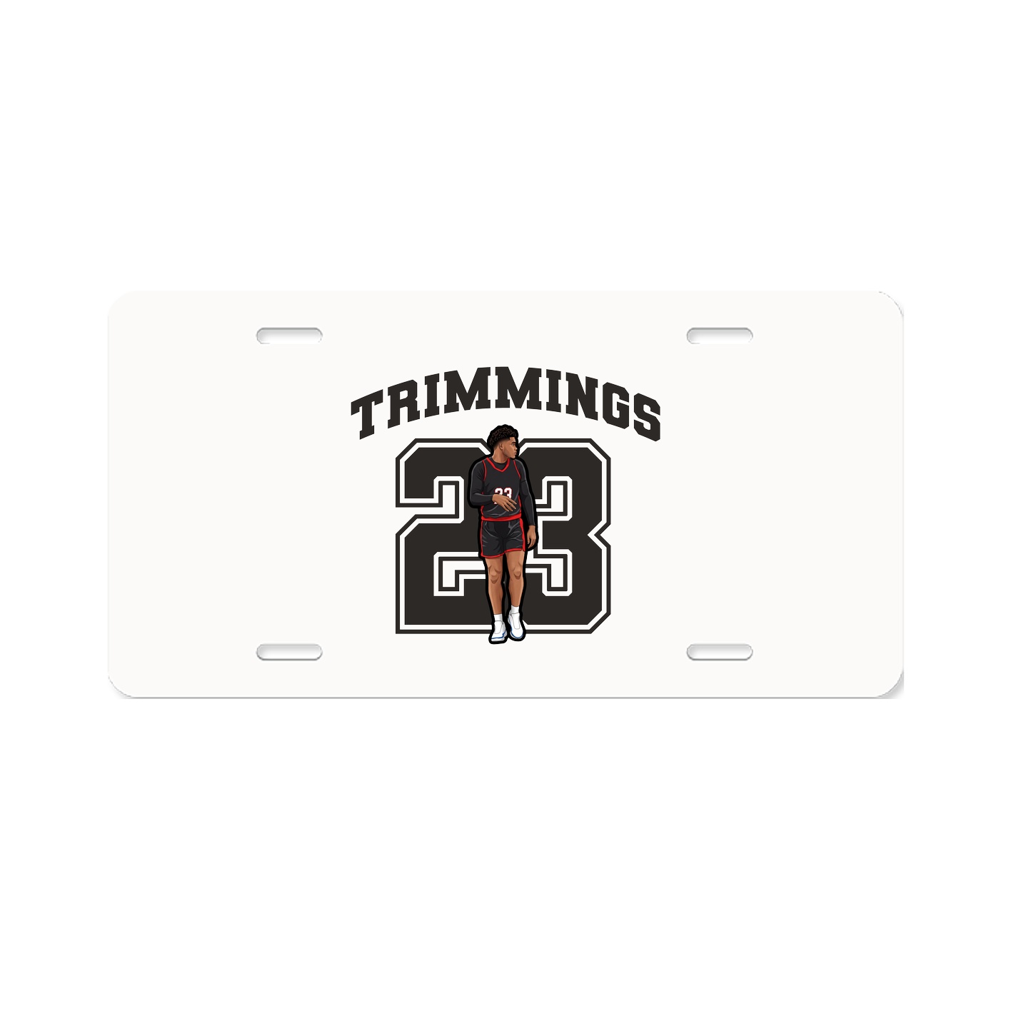 License Plate — Number in Classic