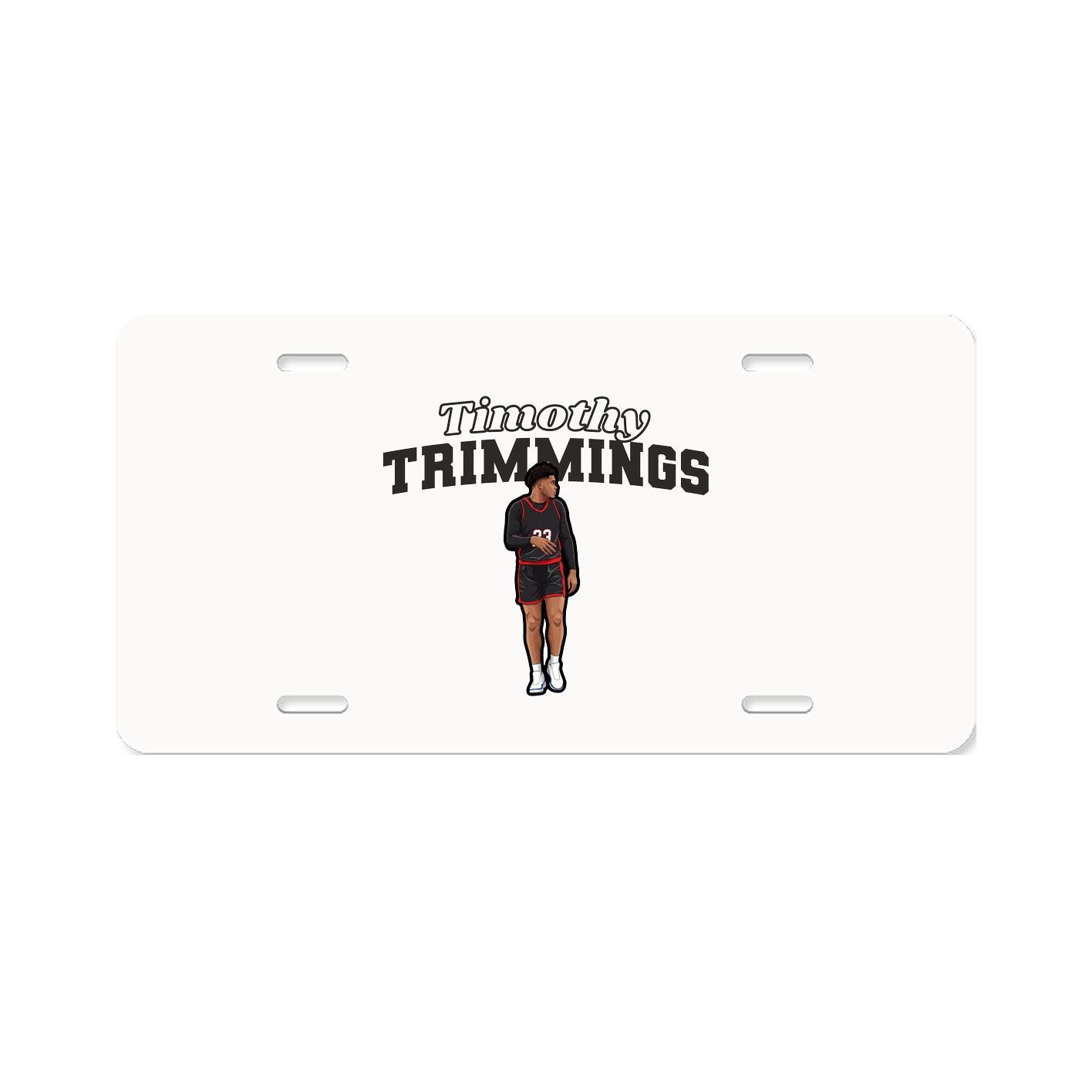 License Plate — Name Arch in Classic