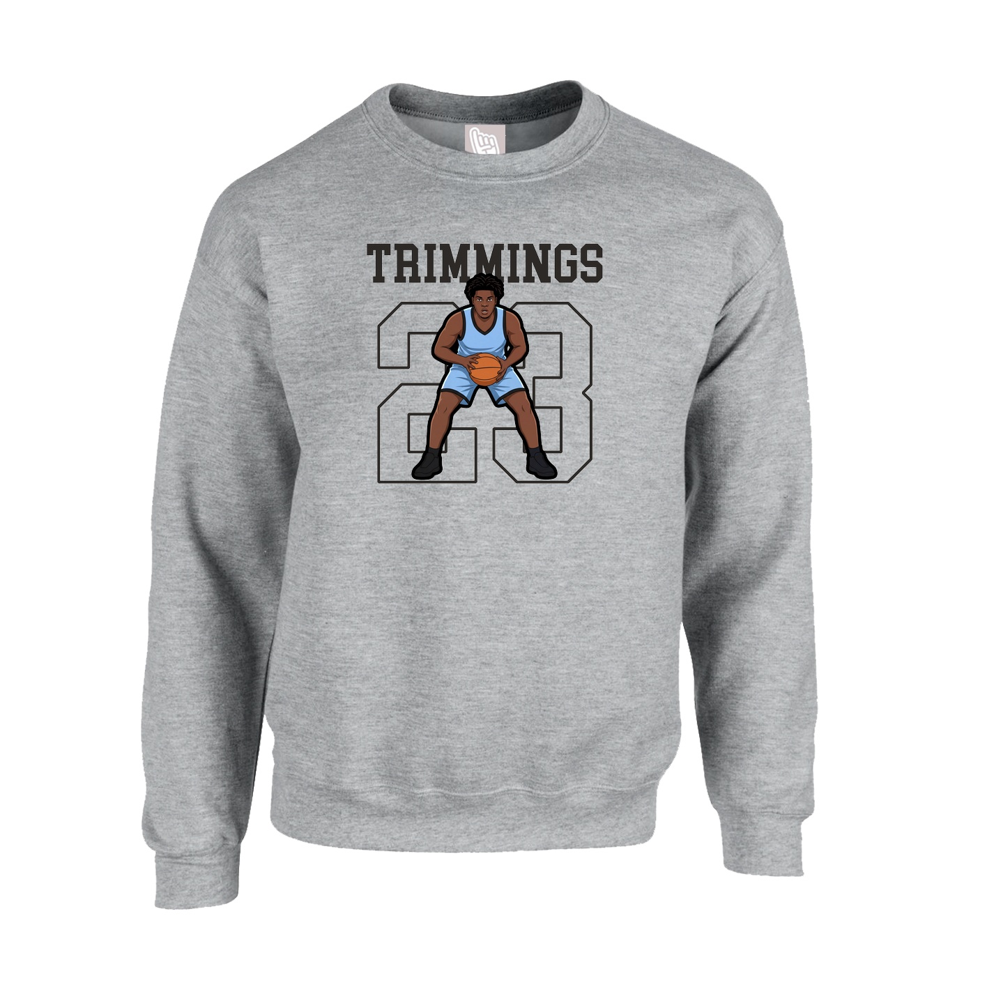 Fleece Crew — Shirsey in Grey