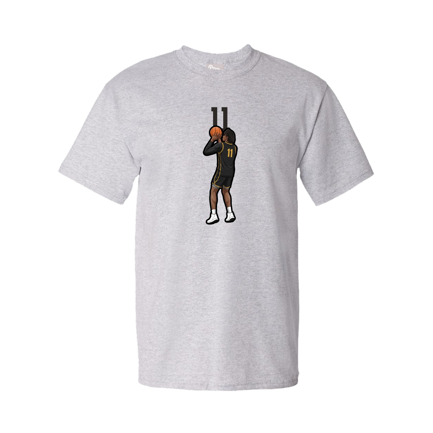 Tee — Number Top in Grey