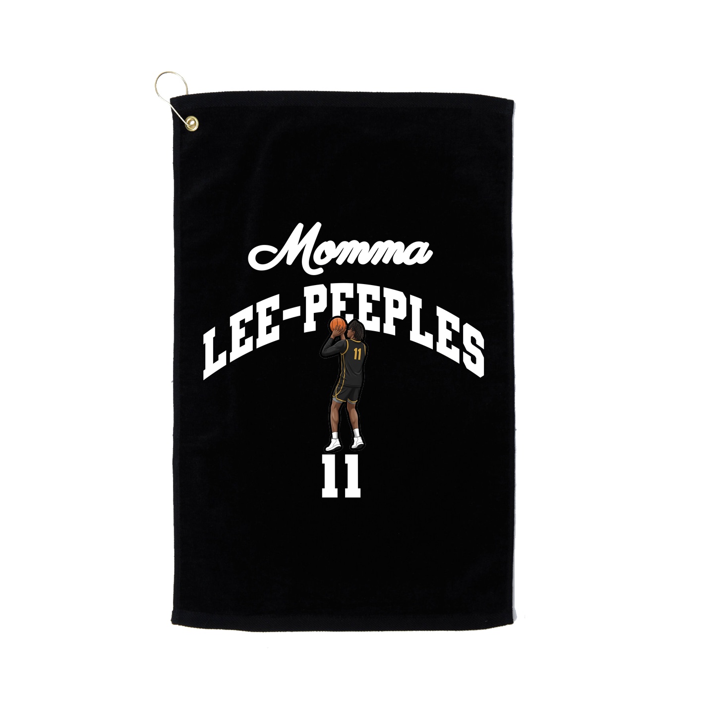 Golf Towel — Mothers Day Arch in Black