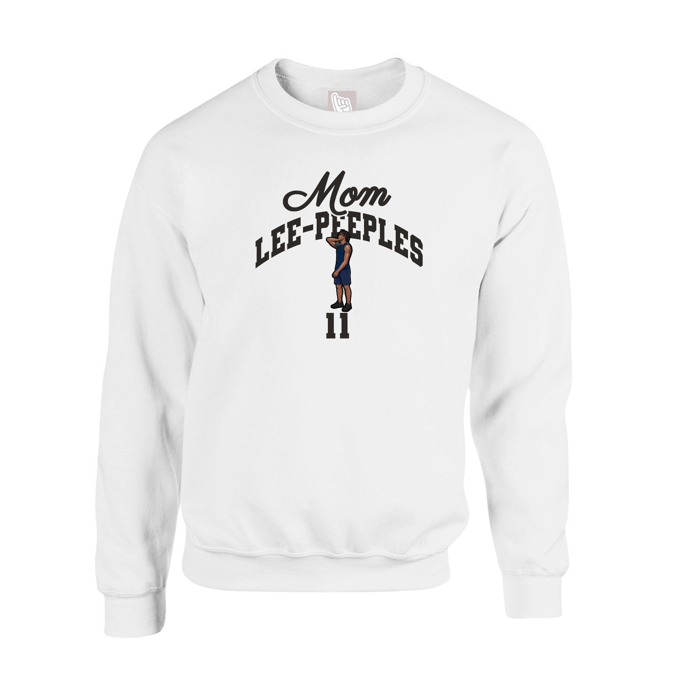 Fleece Crew — Mothers Day Arch in White