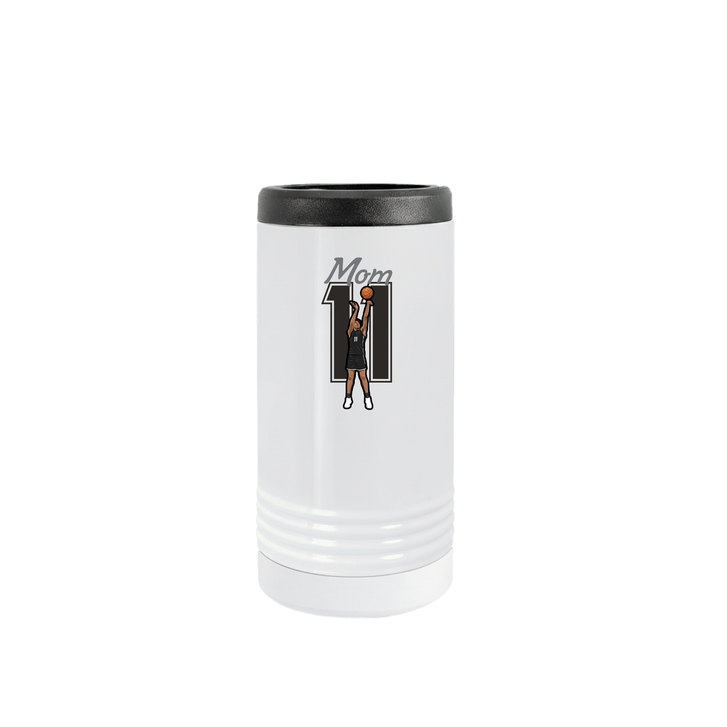 Slim Beverage Holder — Mothers Day Shirsey in White