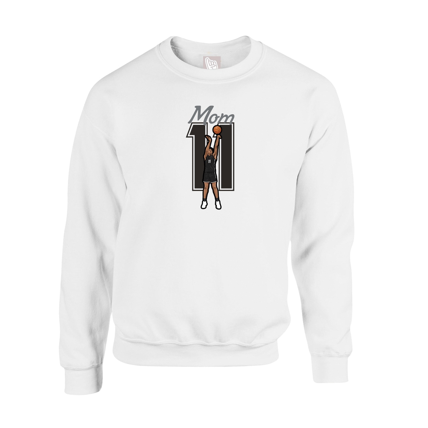 Fleece Crew — Mothers Day Shirsey in White