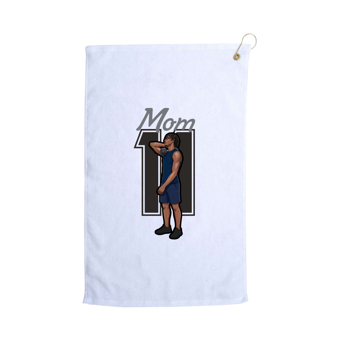 Golf Towel — Mothers Day Shirsey in White