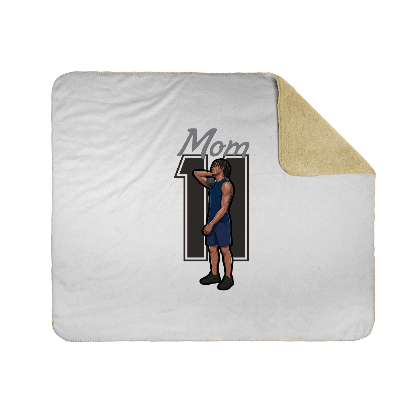 Throw Blanket — Mothers Day Shirsey in White