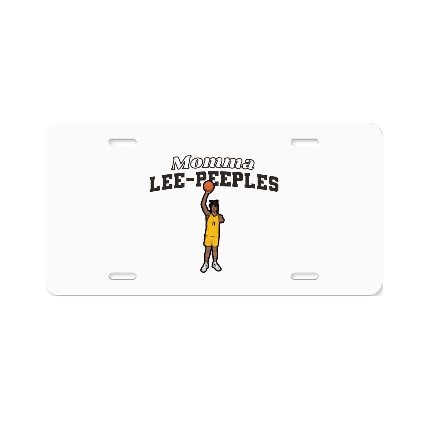License Plate — Mothers Day Block in Classic
