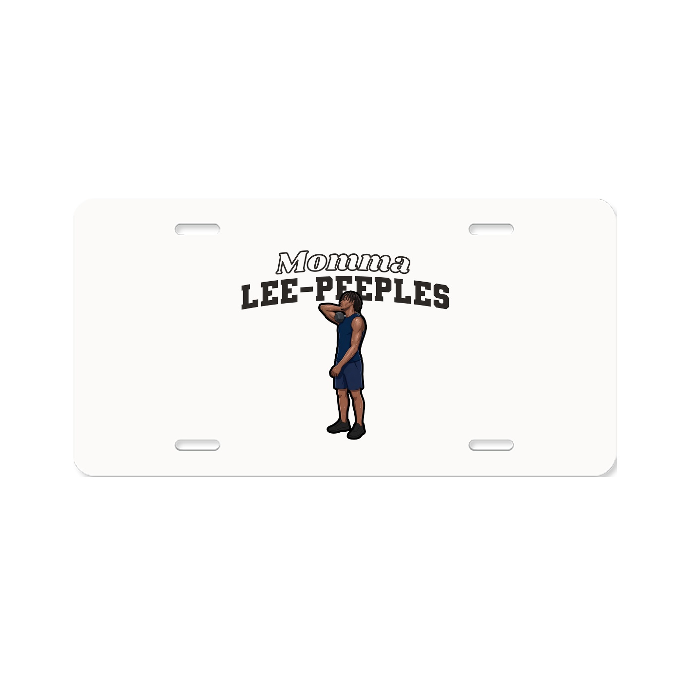 License Plate — Mothers Day Block in Classic