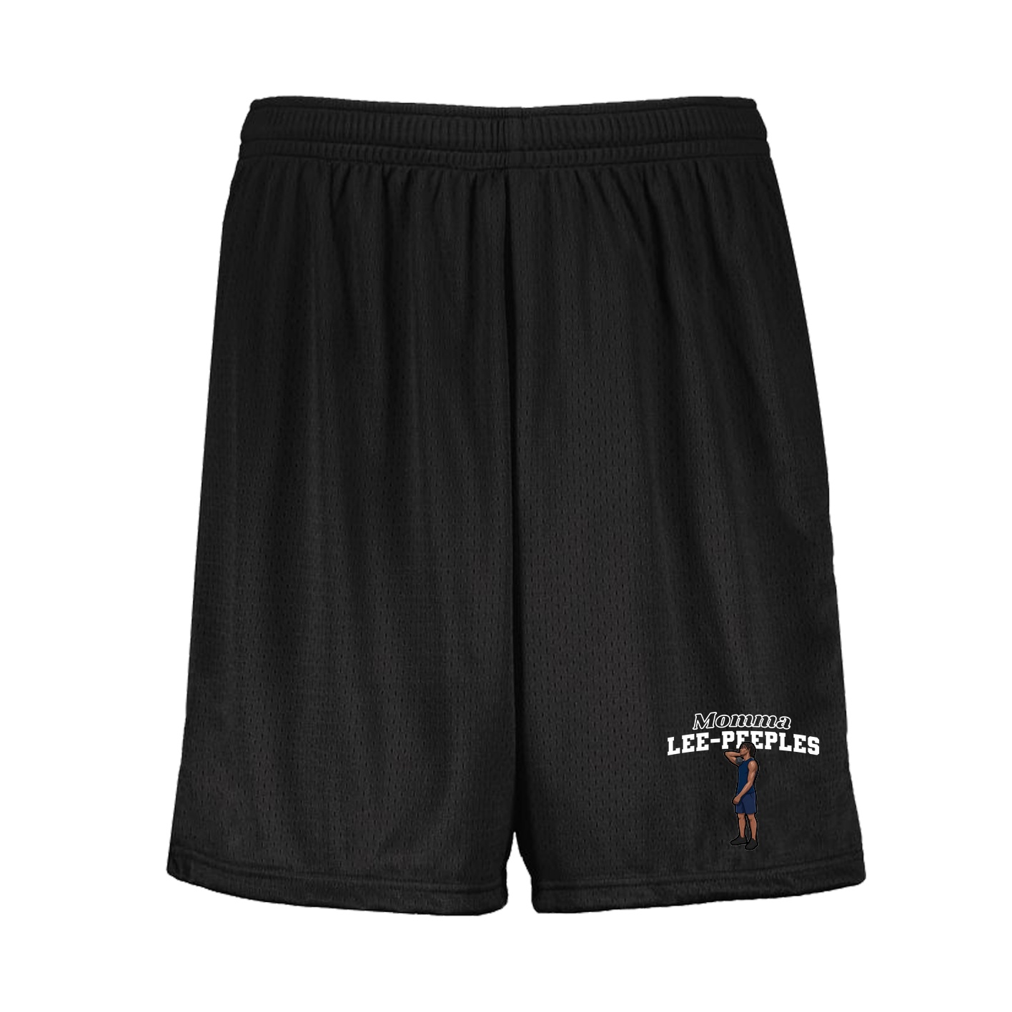 Shorts — Mothers Day Block in Black