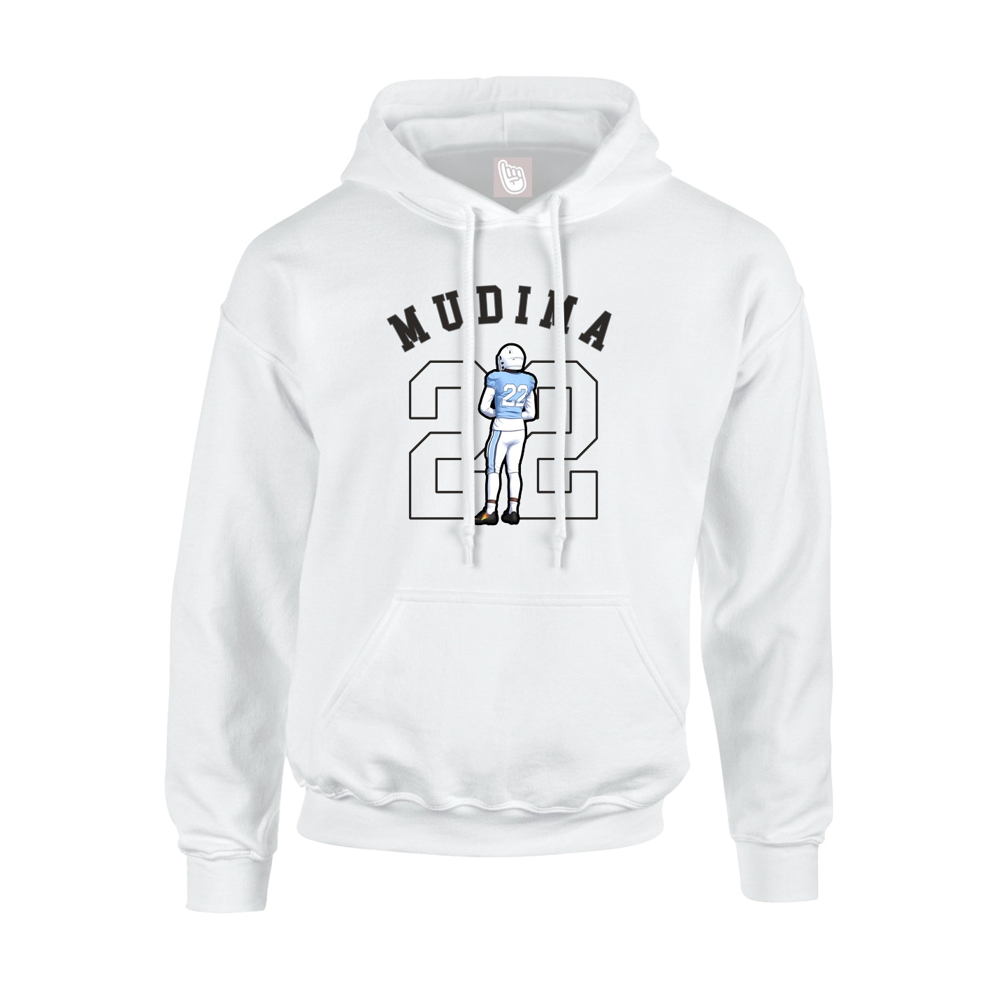 Youth Hoodie — Shirsey Arch in White