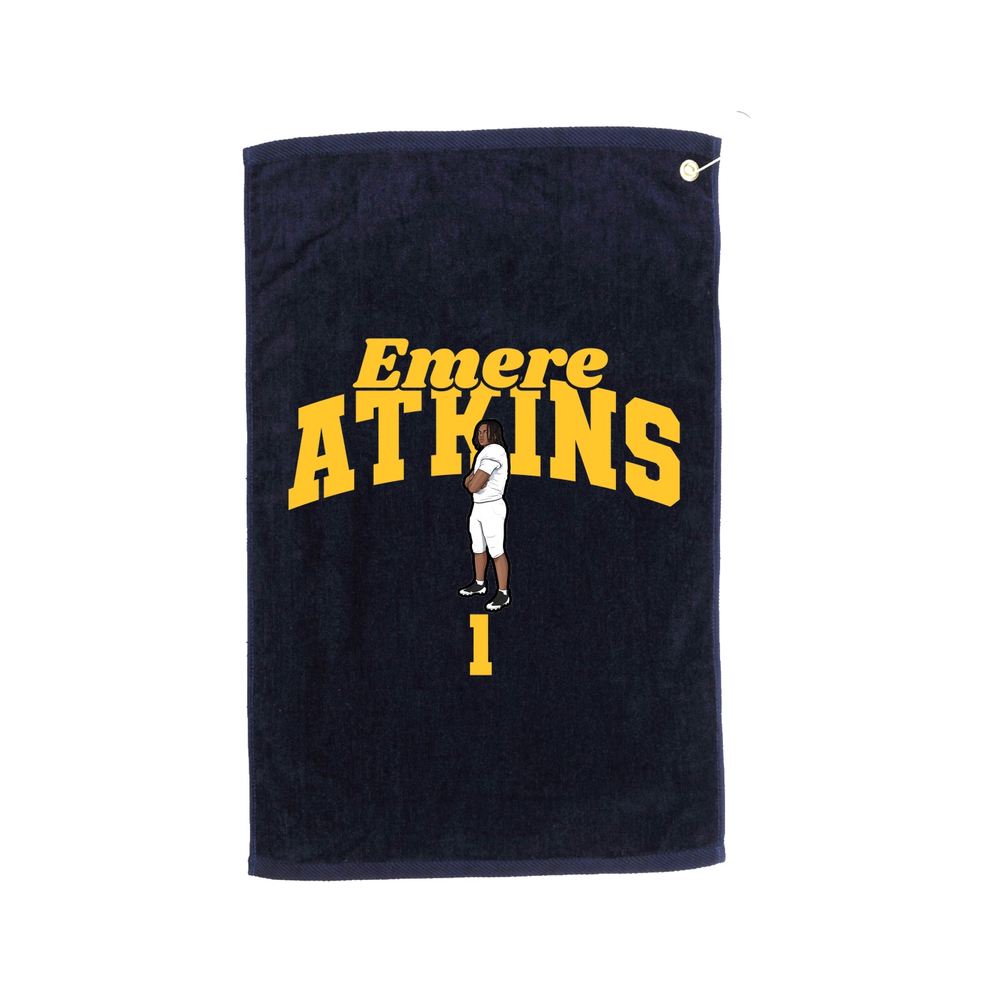 Golf Towel — Signature Arch in Navy
