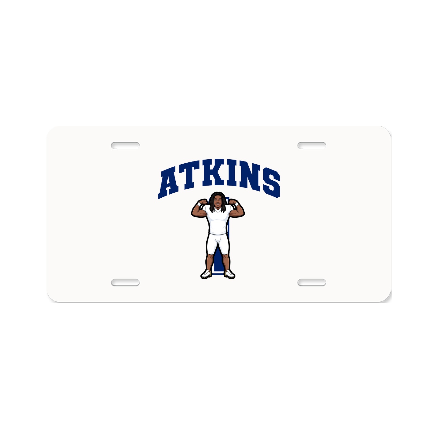 License Plate — Number in Classic