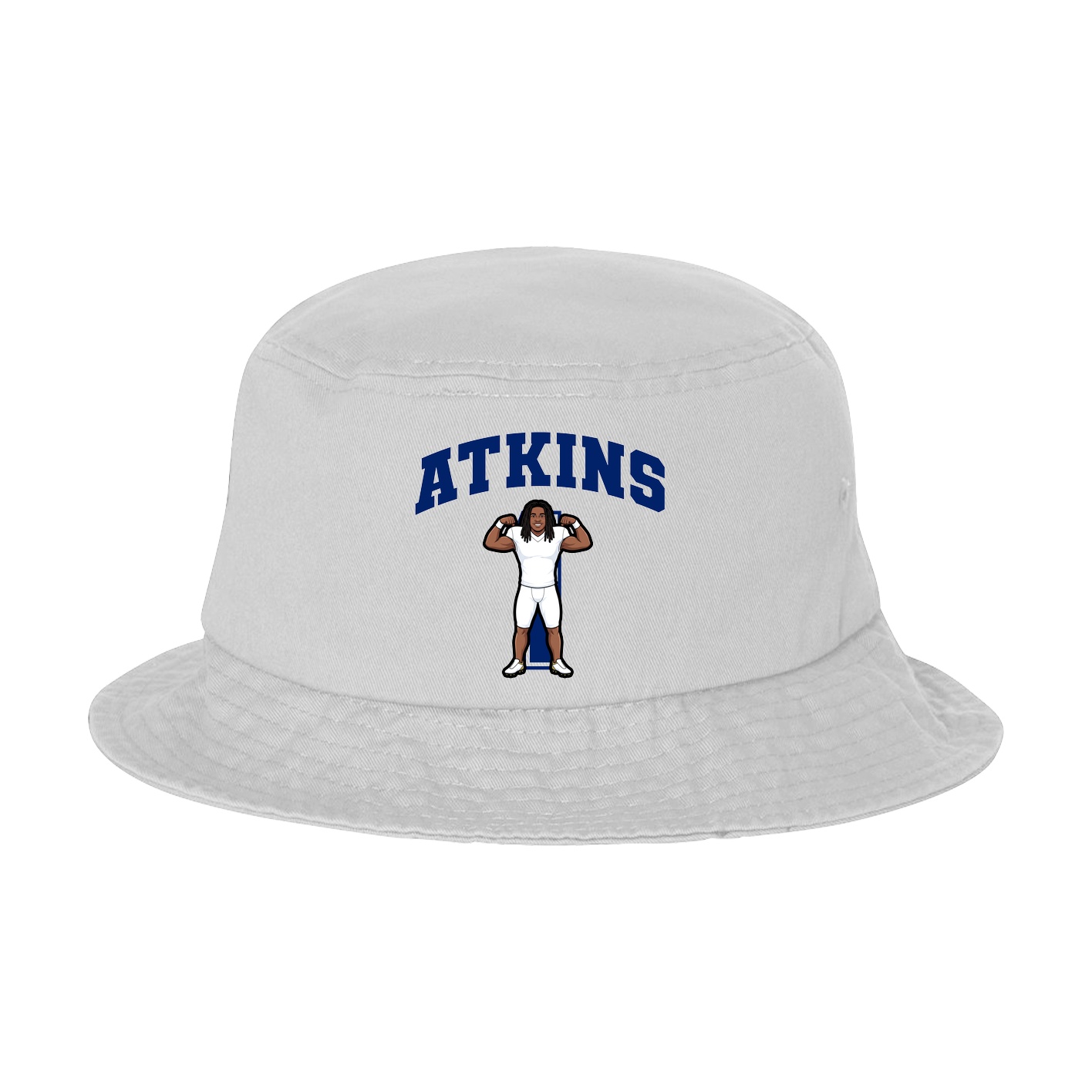 Bucket Cap — Number in White