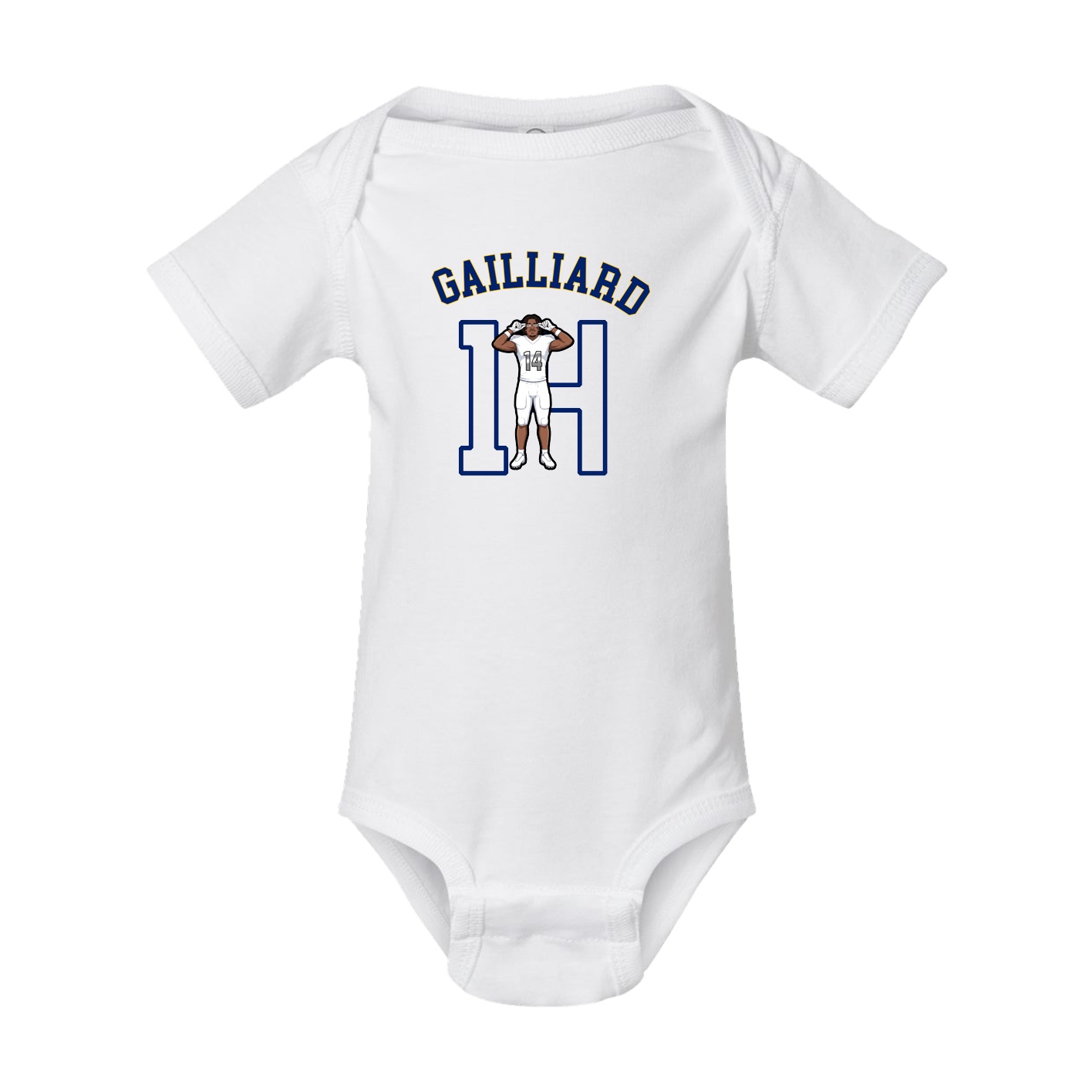 Baby Onesie — Shirsey Arch in White