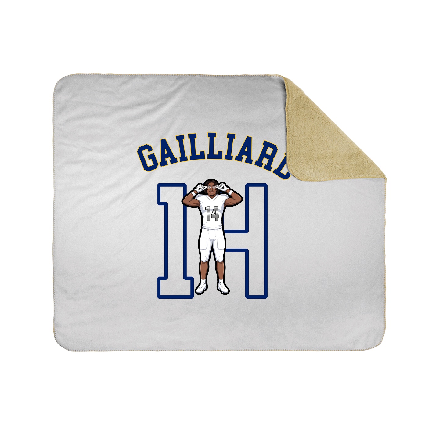Throw Blanket — Shirsey Arch in White