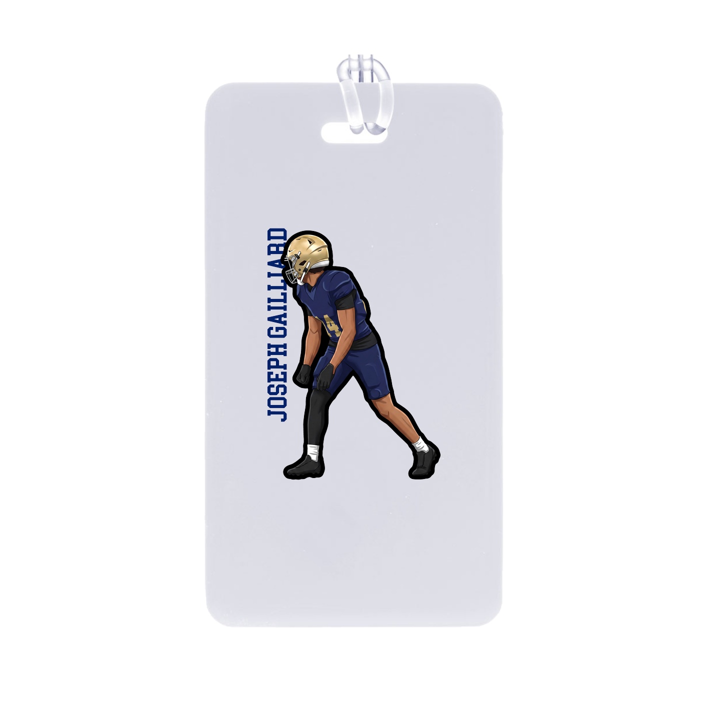 Bag Tag — Name Vertical in Classic