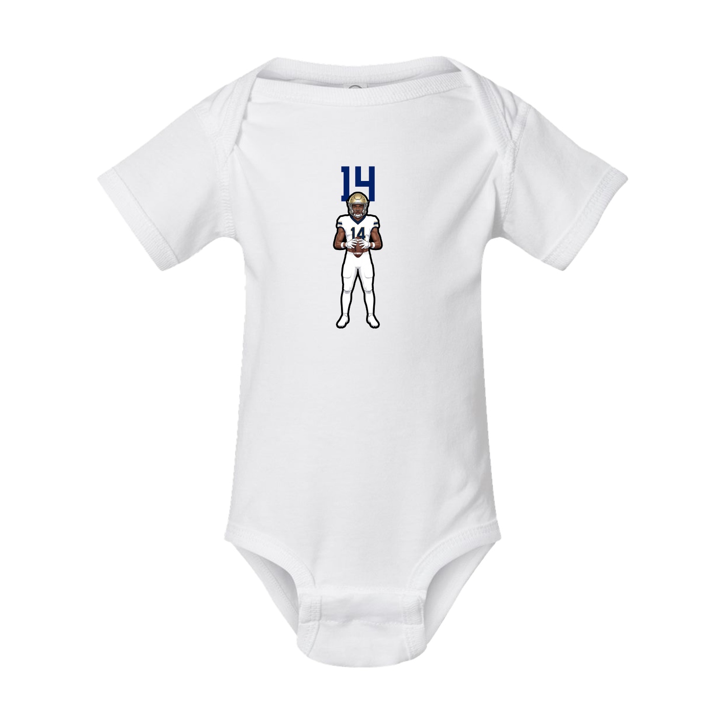 Baby Onesie — Number Top in White