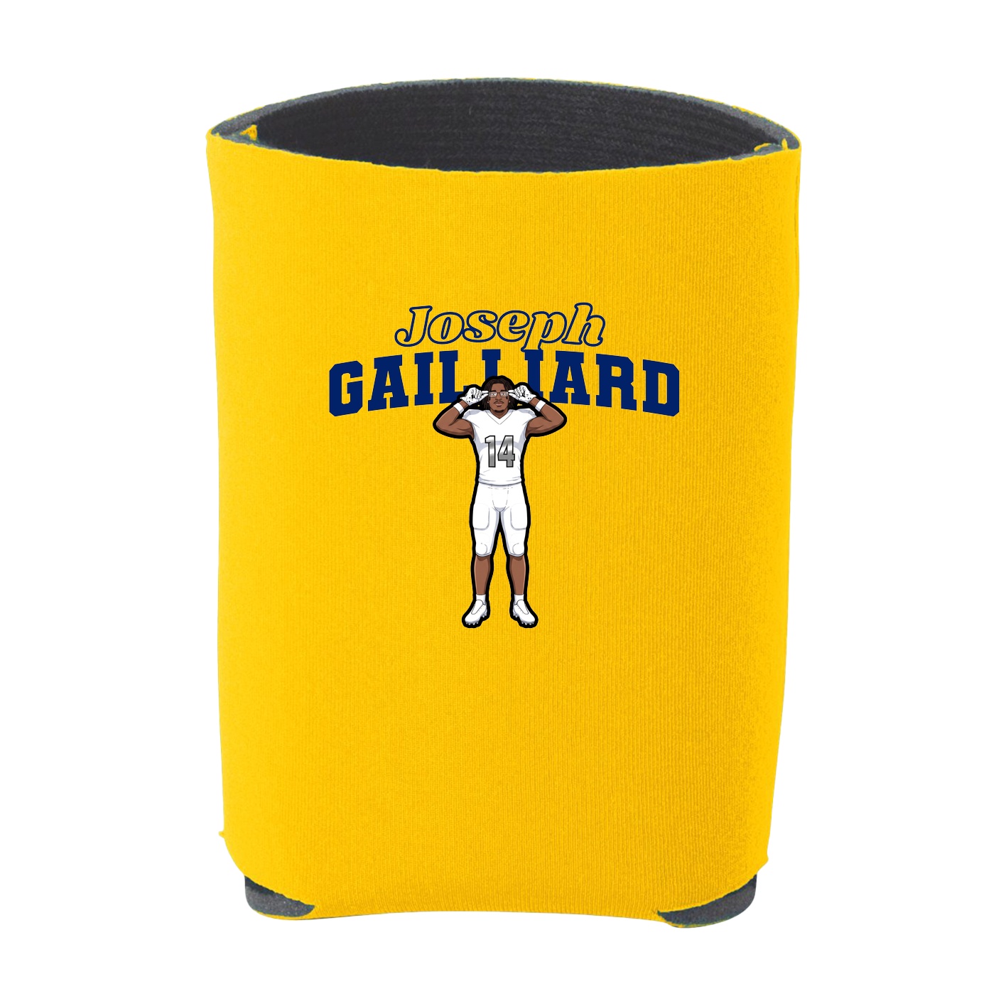 Can Holder — Name Arch in Yellow