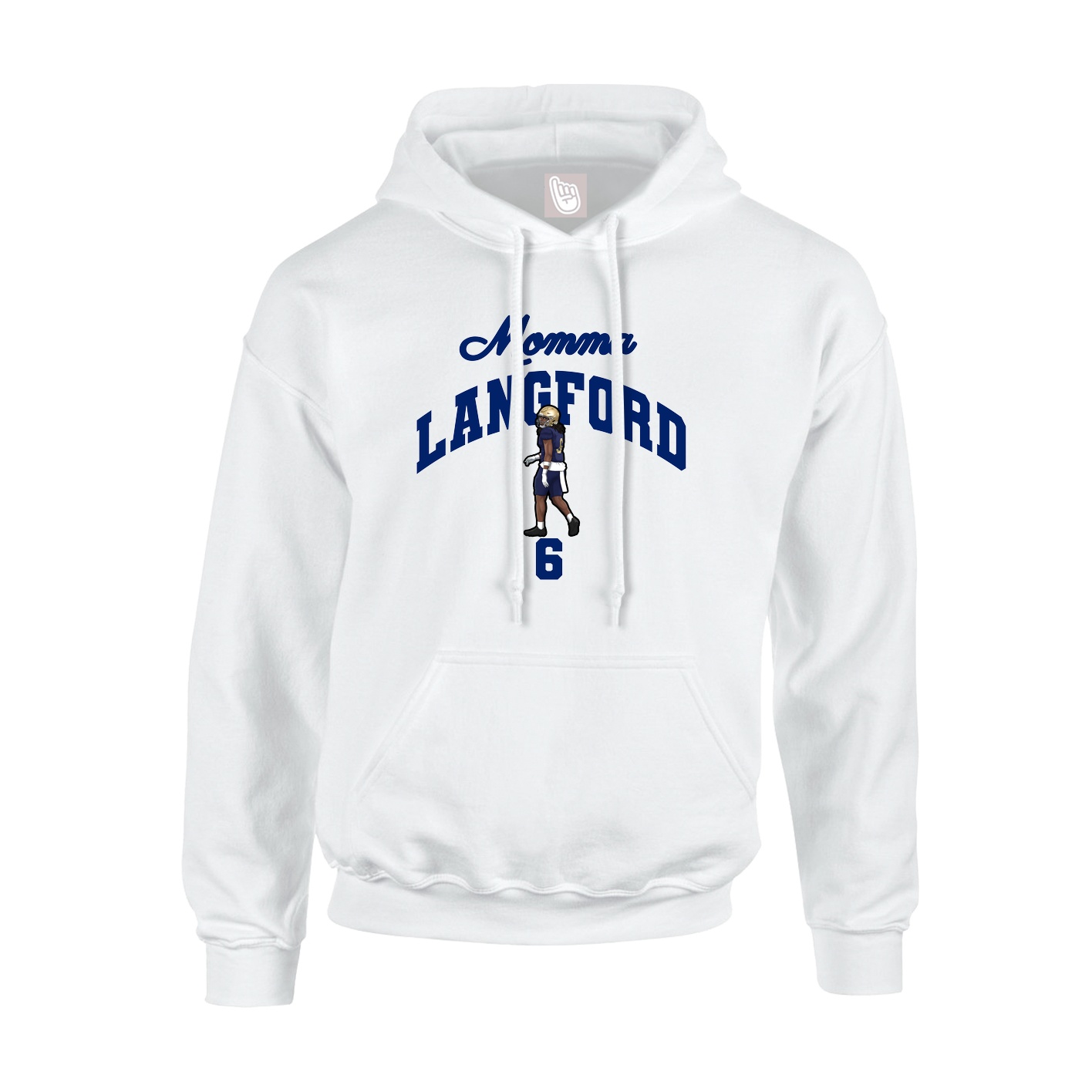 Youth Hoodie — Mothers Day Arch in White