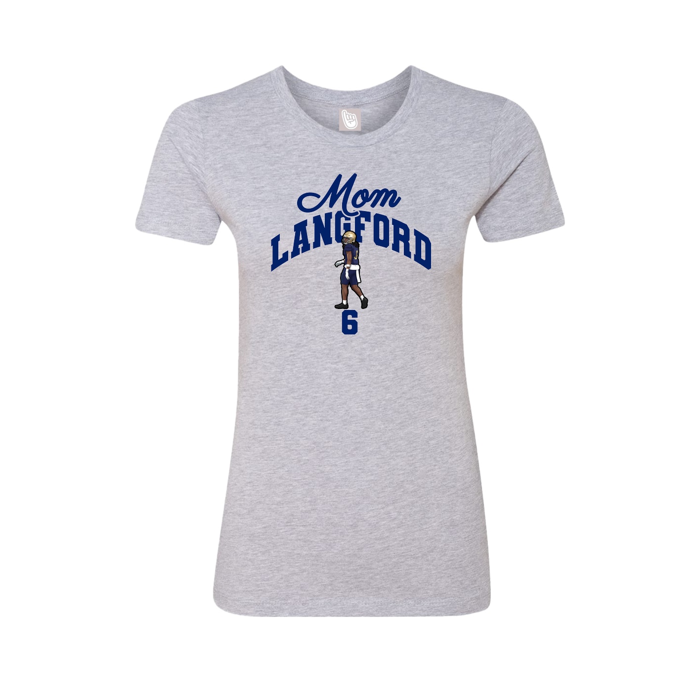 Womens Tee — Mothers Day Arch in Grey